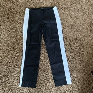 White House Black Market Black and White Dress Pants